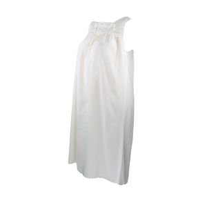 Vintage Cream Babydoll Slip Maxi Dress